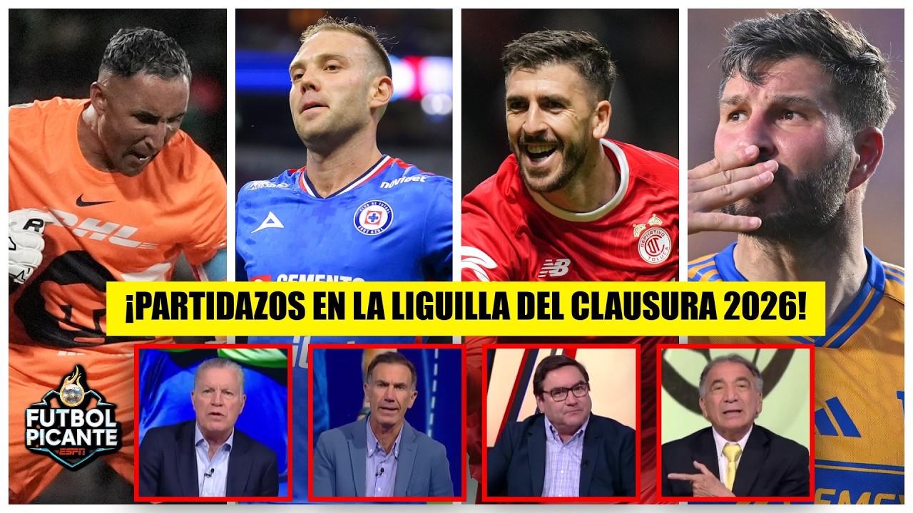 PUMAS, TIGRES, CRUZ AZUL y TOLUCA, favoritos UNÁNIMES para pasar a las SEMIFINALES | Futbol Picante