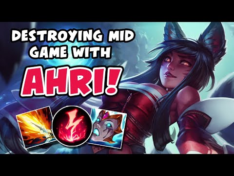 DESTROYING mid-game with Ahri! - Vicksy | League of Legends