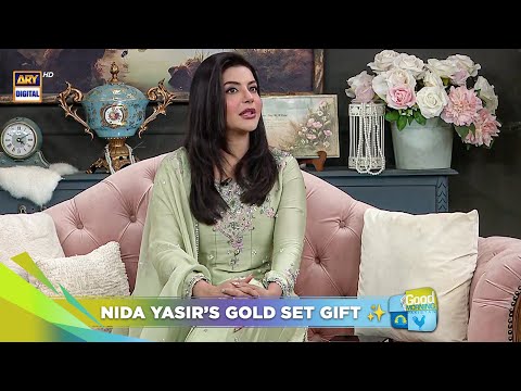 Mother’s Love in Gold - Nida Yasir 💛 | Good Morning Pakistan | ARY Digital