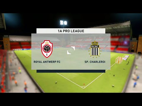 Antwerp vs Royal Charleroi | Belgian Pro League (27/12/2020) | Fifa 21