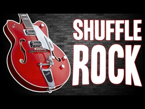 Shuffle Rock Backing Track | B minor 180 BPM