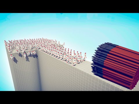 CAN 100x TAEKWONDO CROSS THE BRIDGE? - TABS | Totally Accurate Battle Simulator 2023
