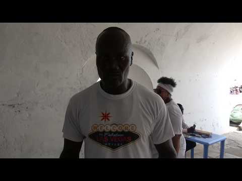 Entering Cape Coast African Holocaust Dungeons - Ghana Dec 2019 Tour