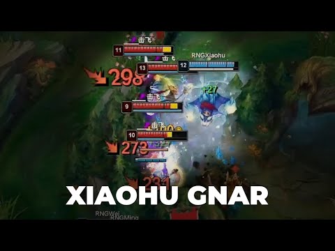 Xiaohu Gnar 4-Man Ulti | RNG Xiaohu