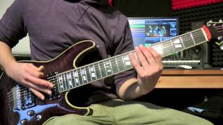 Video thumbnail for Schecter C-7 Custom - Metal by FadingReign