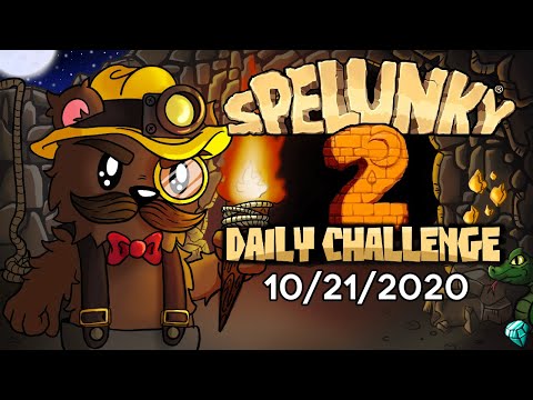 Spelunky 2 Daily Challenge with Baer! (10-21-2020)