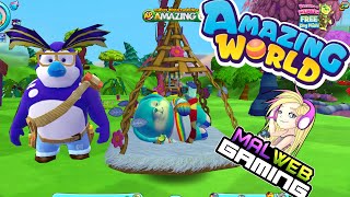Amazing World Gameplay - Let's Explore And Build!