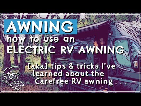 RV AWNING basics and what to do when it gets stuck // CAREFREE OF COLORADO Electric RV Awning