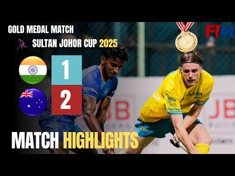 India Vs Australia Hockey 🥇Gold Medal Match Highlights | Sultan of Johor Cup 2025