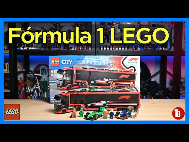 Vídeo relacionado con LEGO City Camión de F1 con Coches de F1 RB20 y AMR24, 2 Maquetas de Vehículos de Fórmula 1 Red Bull y Aston Martin, 2 Minifiguras de Pilotos y 3 Staff, Regalo para Niños y Niñas de 8 Años o Más 60445