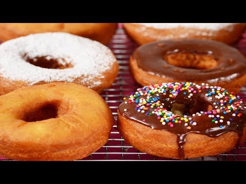 Cake Doughnuts Recipe Demonstration - Joyofbaking.com