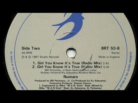 Numarx - Girl You Know It's True 1987