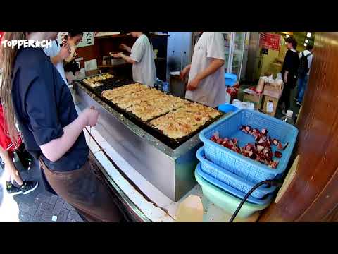 たこ焼き 大阪 難波 道頓堀 大たこ  TAKOYAKI OSAKA,JAPAN