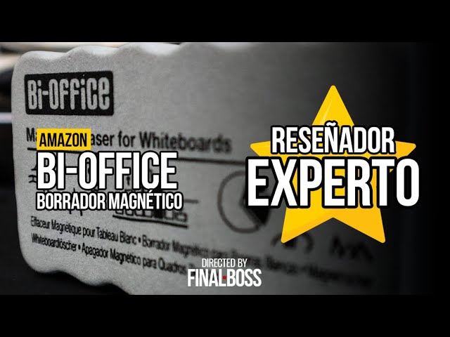 Vídeo relacionado con Amazon Basics Rectangular, Melamina - borrador para pizarra blanca, 4 Unidad, Negro