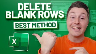 HOW TO DELETE BLANK ROWS WITHOUT LOSING DATA [THE RIGHT WAY]
