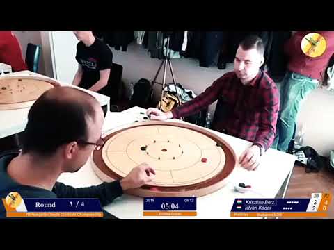7th Hungarian Single Crokinole Championship - prelinary -Krisztián Berzlánovich vs István Kádár