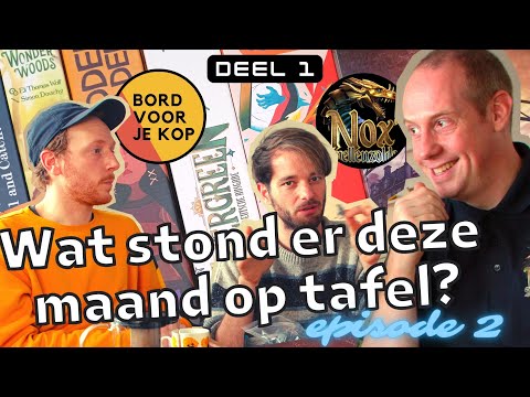 Bord Voor Je Kop Bordspel Show - WSEDMOT? Dice Fishing, Evergreen, Mansions of Madness, Wonder Woods