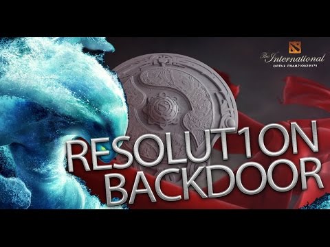 Resolut1on with the backdoor plays! @ The International 2016