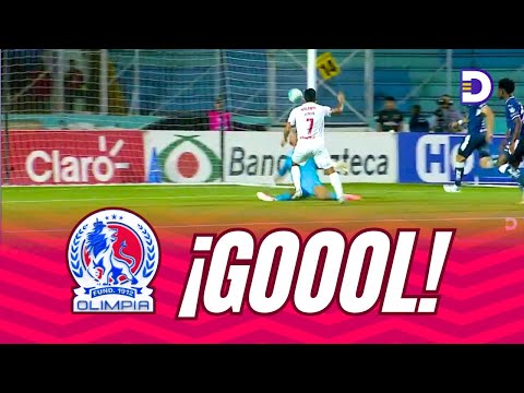 ¡Gol de José Mario Pinto! 52 minutos Olimpia empata 1-1 ante Motagua en la vuelta del clásico