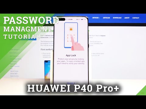 How to Set Up App Password on HUAWEI P40 Pro+ - Apps Lock