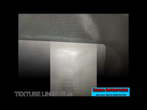 Thermal texture linen lamination film, 70 m