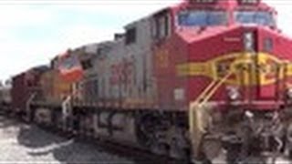 preview picture of video 'BNSF War Bonnet in Halethorpe & St Denis'