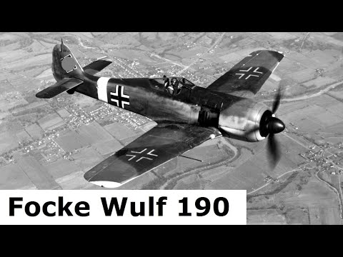 Focke Wulf FW 190 der Deutschen Luftwaffe im 2. Weltkrieg