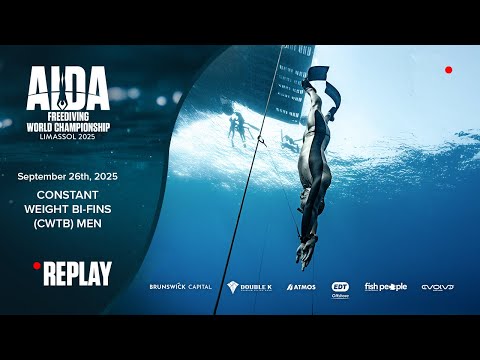 CWTB Men: AIDA Depth World Championship Limassol 2025 - Constant Weight Bifins
