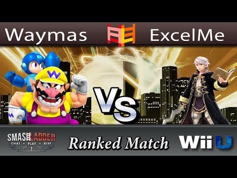Smashladder - Smash 4 - Waymas(Wario,Megaman) vs ExcelMel(Robin)