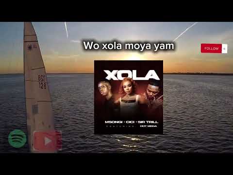 Sir Trill X Msongi X Cici Feat DotMega -Xola (Lyrics)