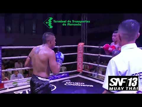 Pelea JAIDER DIAZ vs JEFFRE GIL - MUAY THAI 2022 SNF 13
