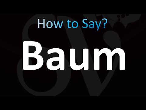 How to Pronounce Baum (CORRECTLY!)