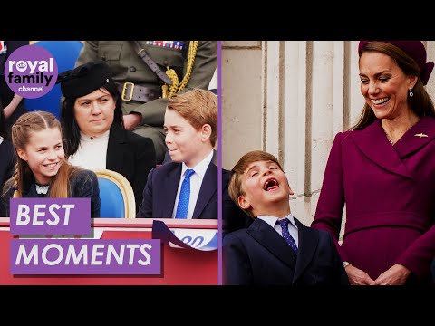 The Royal Children Steal The Show at VE Day