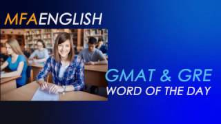 MFA ENGLISH GMAT - GRE Word Of The Day: Myriad (Sayısız, çok)