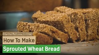 How to Make Sprouted Wheat bread | Homemade wheat bread in oven