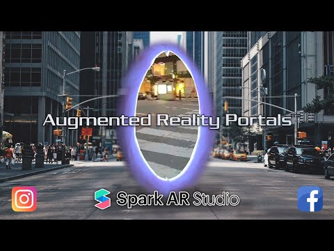 Spark AR Tutorial : How To Make AR Portal Effect And Publish On Instagram