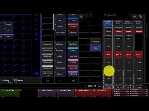 6.21 Changing Global Cue Timing or Live Timing
