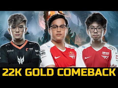 KUKU VS KARL GABBI - 22K GOLDLEAD COMEBACK INTENSE GAME DOTA 2