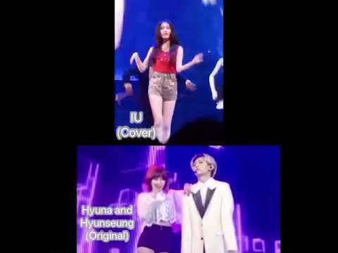 Who danced "Troublemaker" better? IU (Cover) vs HyunA (original)?