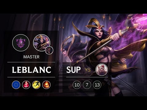 LeBlanc Support vs Rakan - EUW Master Patch 9.5