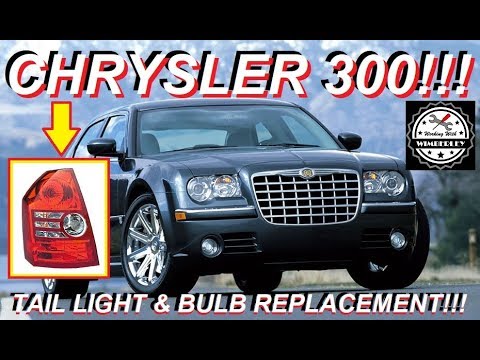 2005-2010 Chrysler 300 Tail Light Replacement & Bulb Removal How To Change Taillight Assembly 300C