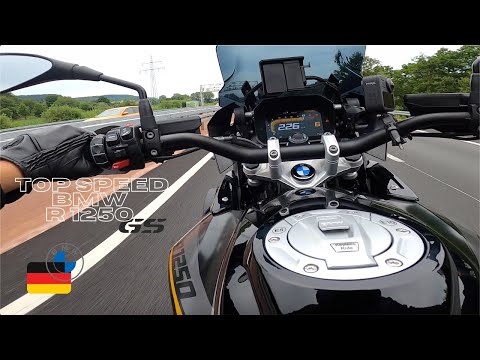 JE POUSSE AU MAXIMUM MA BMW R 1250 GS : TOP SPEED AUTOBAHN !!!