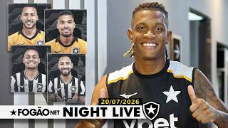 NIGHT LIVE: DANILO SE REAPRESENTA E TREINA  NO BOTAFOGO / ALVINEGRO ANUNCIA PACOTÃO DE REFORÇOS