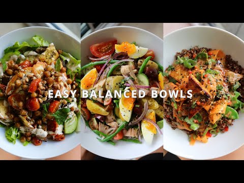 EASY BALANCED BOWLS // FULL RECIPES 🌱