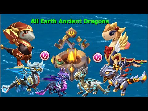 DML Revealed all Earth Ancient Dragons-Dragon Mania legends | Hatched 4th The Magician Dragon | DML