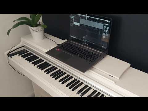 How to connect digital piano to PC with USB MIDI cable - Cubase and Kawai KDP-110 - setup tutorial