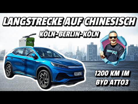 Elektroauto BYD ATTO3 auf 1200 km Langstrecke! Ladezeit Kosten & Verbrauch