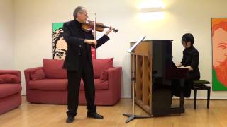 "Caresse sur l´océan" Les choristes (B. Coulais) - Violín y piano