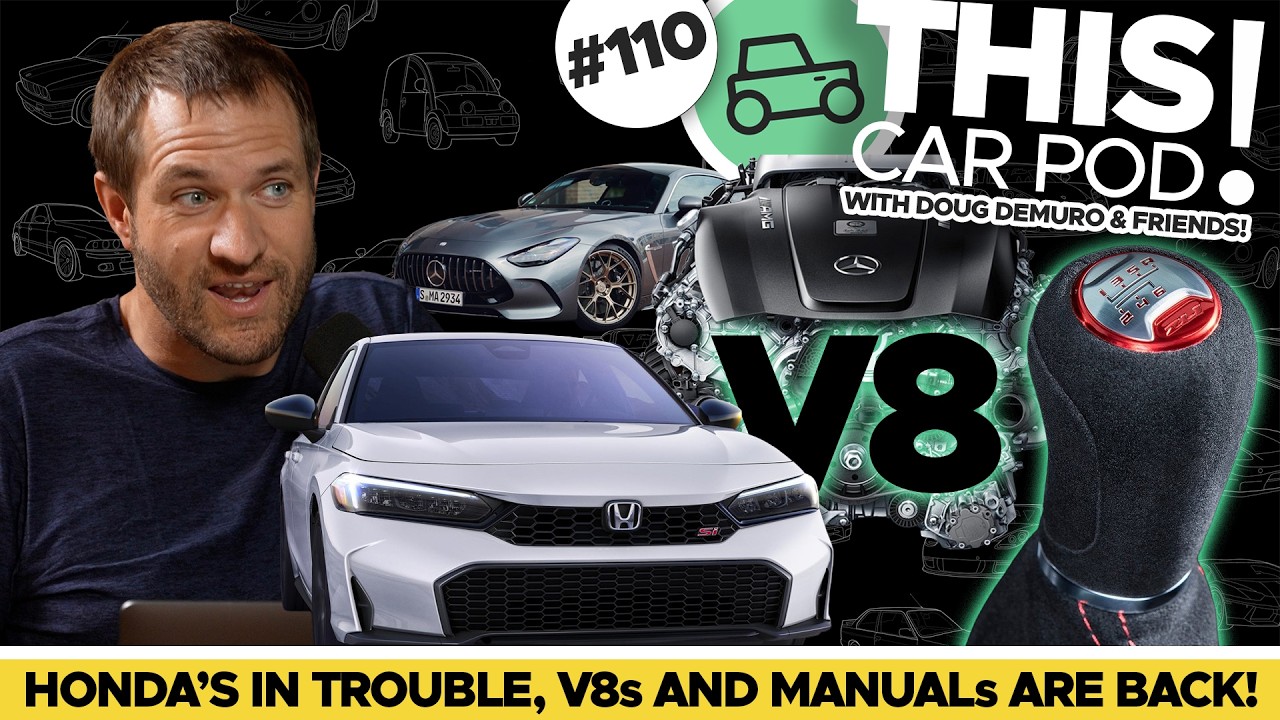 New AMG V8! Chevy Saves the Manual, Trouble at Honda, Spyker Returns, and More! THIS CAR POD! EP110