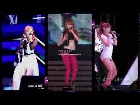 HYUNA  (FanCam) 4Minute 'Hot Issue'